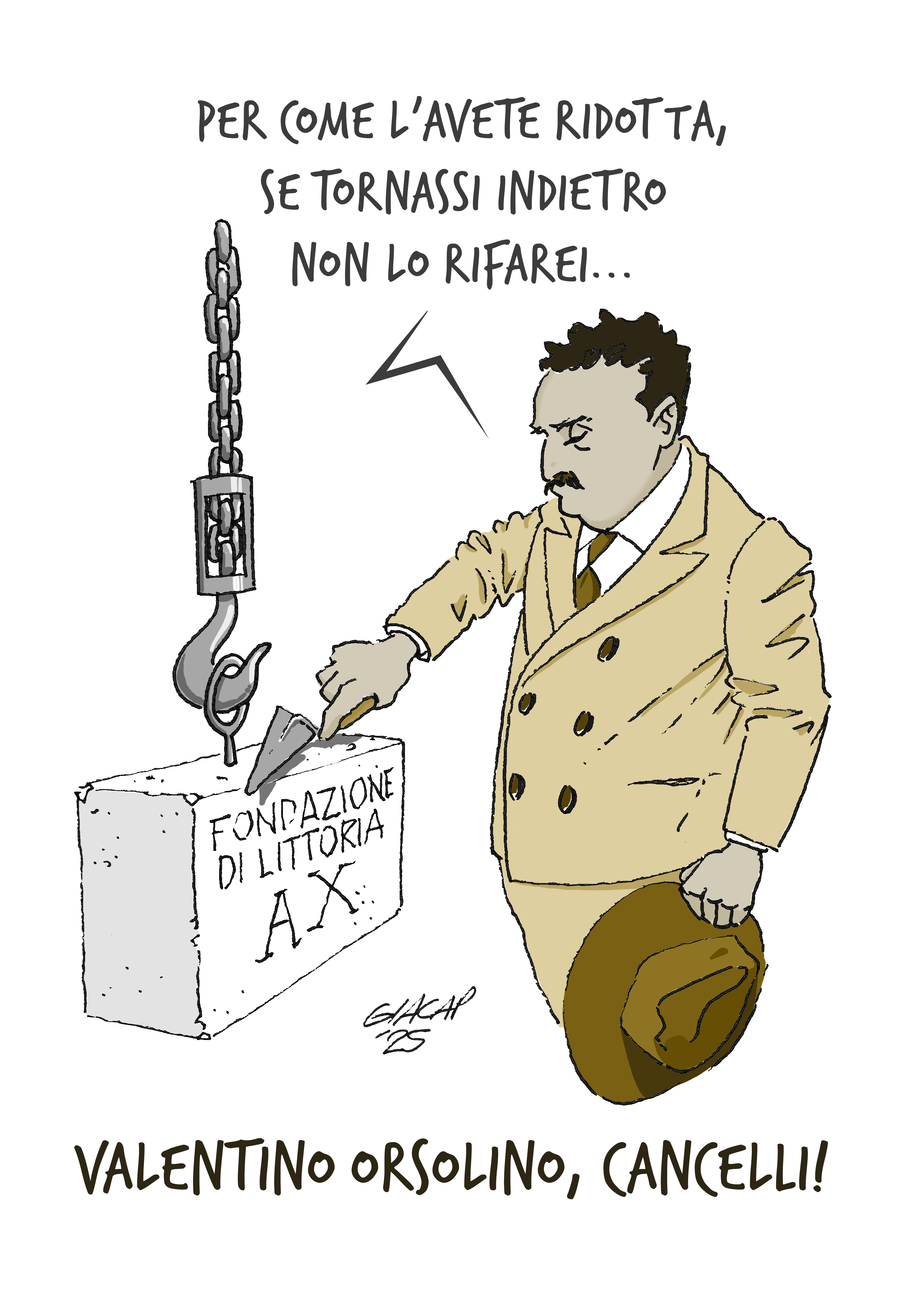 Valentino Orsolino, Cancelli!